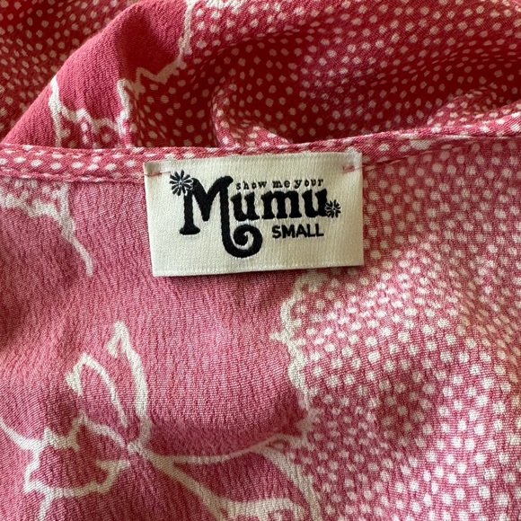 Show Me Your MuMu Grace Wrap Mini Dress Small - Picture 4 of 8